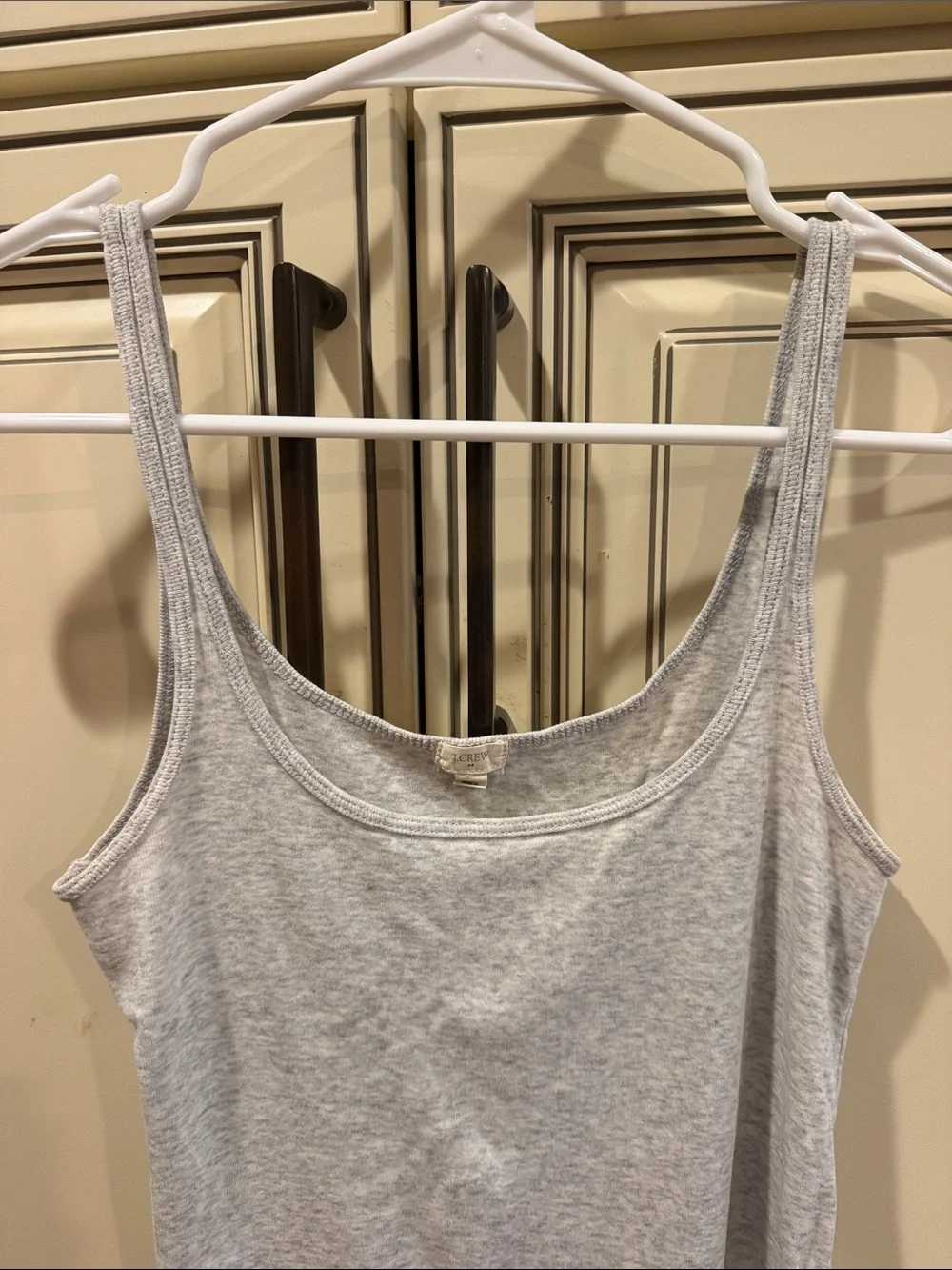 J. Crew Light Gray Scoop Neck Camisole